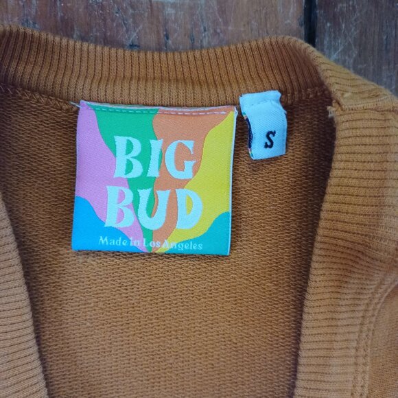 Big Bud Press Ultra-Soft Crewneck in Mustard - Picture 3 of 3